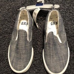 Gap Blue Chambray Kids Slip-On Shoes US SZ 12 NEW